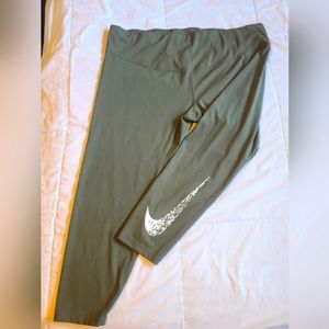 Nike Dri-Fit Olive Green Leggings 3XL
